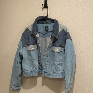 Wild Fable patchwork Jean Jacket Size XXL